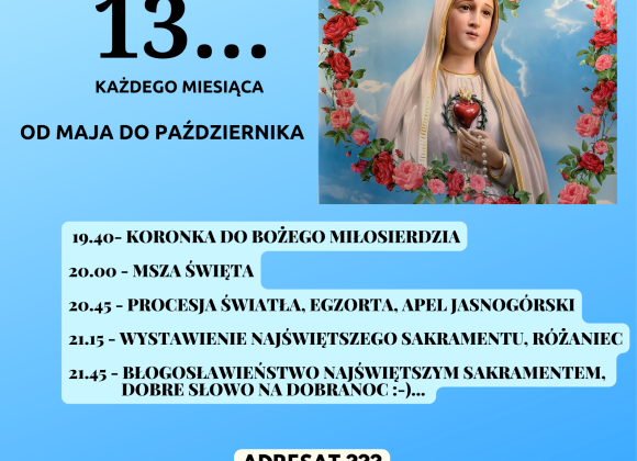 CZUWANIA FATIMSKIE
